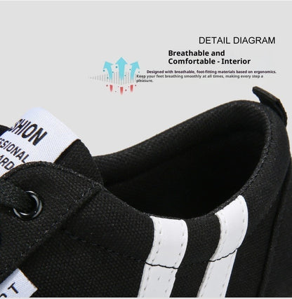 Spring Canvas Shoes Men's Low Top