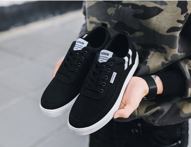 Spring Canvas Shoes Men's Low Top